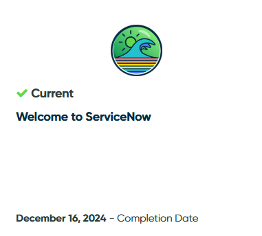 ServiceNow Certificate
